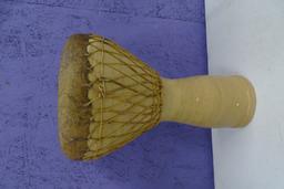 DJEMBE DRUM AFRICAN POTTERY BASE