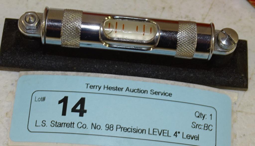 L.S. Starrett Co. No. 98 Precision LEVEL 4" Level