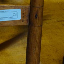 PRIMITIVE SLIPPER SHAKER STYLE CHAIR-PEGGED