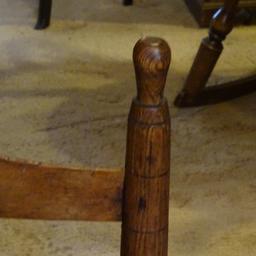 PRIMITIVE SLIPPER SHAKER STYLE CHAIR-PEGGED