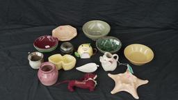 15 PIECES OF MISC POTTERY
