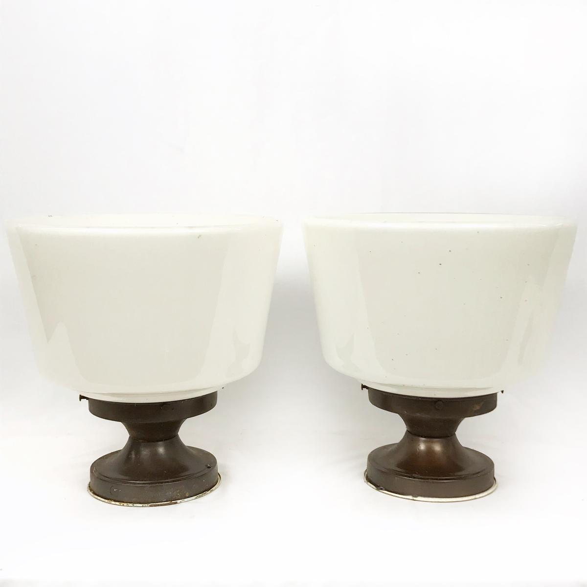 TWO COUNTRY STORE LIGHT FIXTURES 12 X 13.5"
