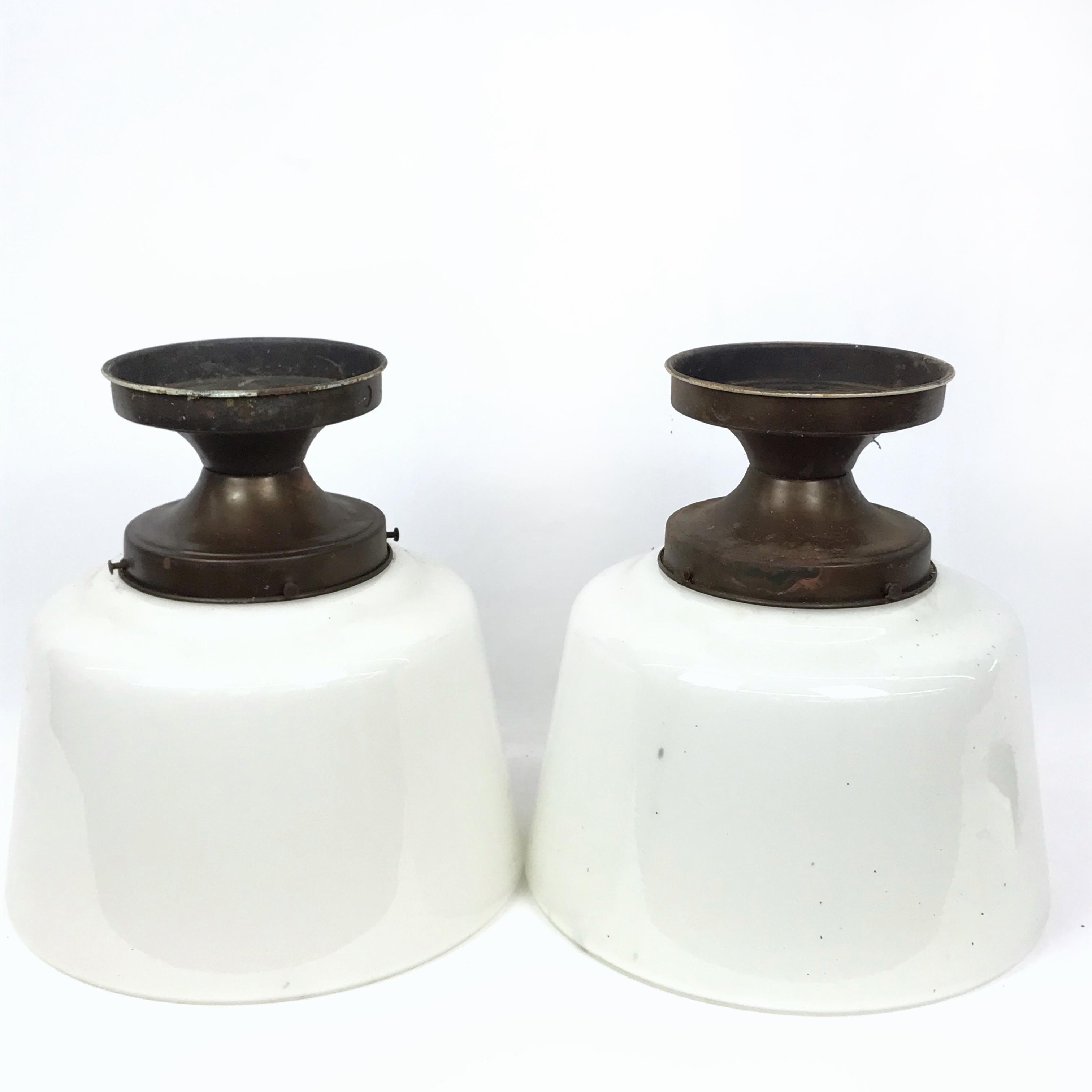 TWO COUNTRY STORE LIGHT FIXTURES 12 X 13.5"