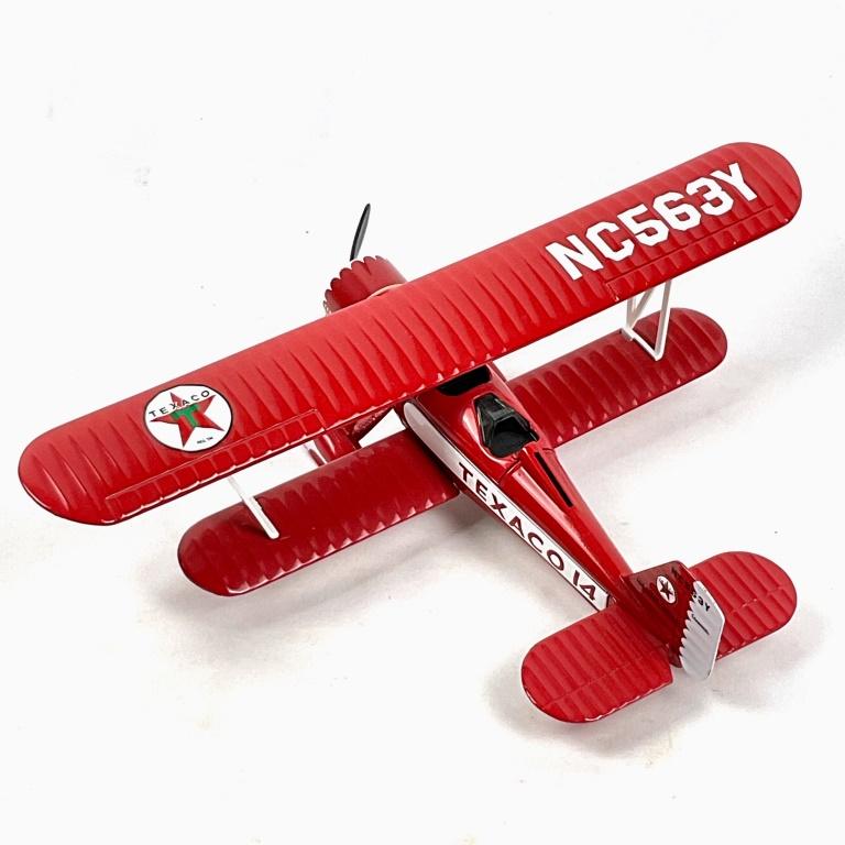 RED TEXACO DIECAST PLANE