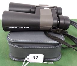CHINON SPLASH BINOCULARS WITH CASE 7x42 POWER
