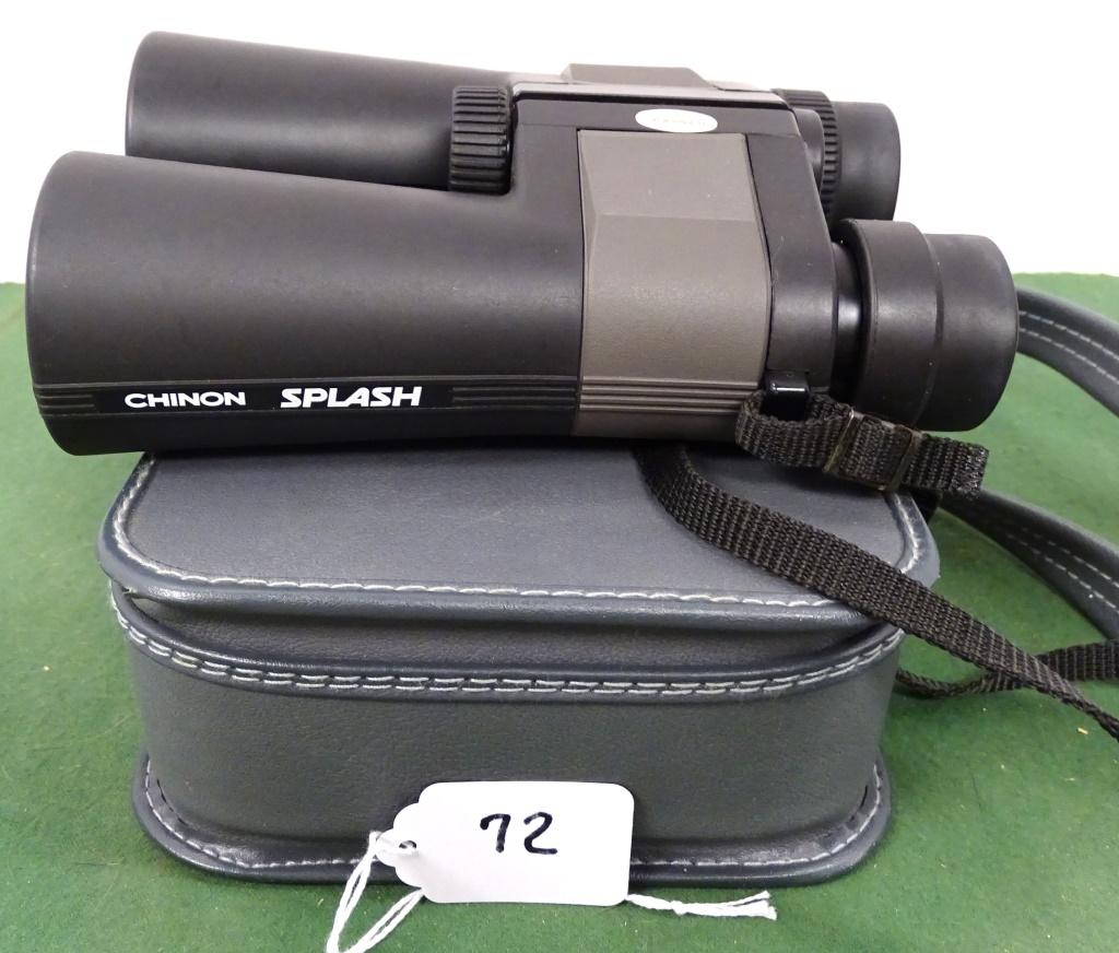 CHINON SPLASH BINOCULARS WITH CASE 7x42 POWER