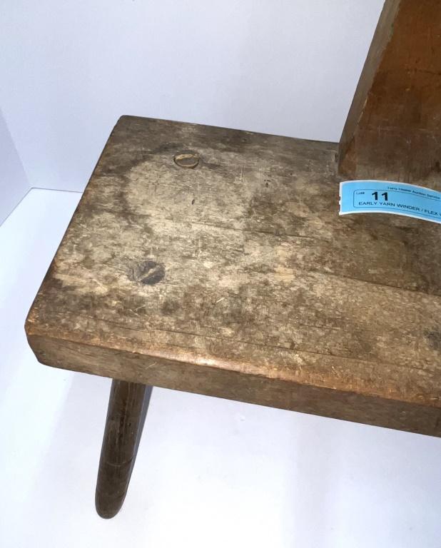EARLY YARN WINDER / FLEX WHEEL VERY PRIMITIVE