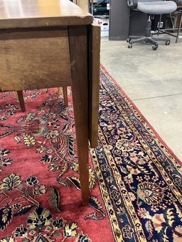 EARLY DROP LEAF TABLE NICE TAPERD LEGS ?CHESTNUT