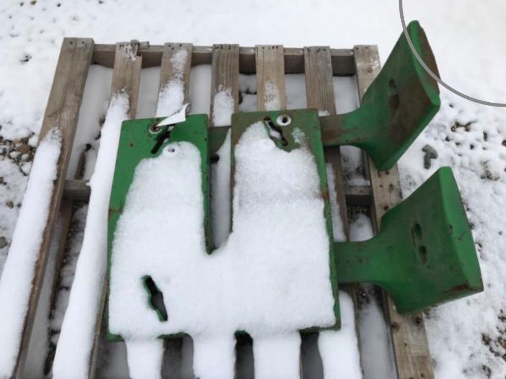 90550- JD STARTER RAILS AND DOUBLE STACK PAD WEIGHTS