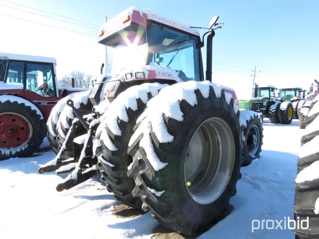 92640- CASE IH 7110 TRACTOR, MFWD, W/HUB DUALS, ORIGINAL, 3PT, 2 PTO, 3 HYDRAULIC, 6376 HRS SHOWING