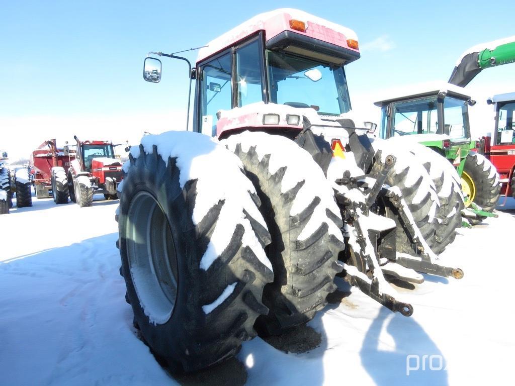 92640- CASE IH 7110 TRACTOR, MFWD, W/HUB DUALS, ORIGINAL, 3PT, 2 PTO, 3 HYDRAULIC, 6376 HRS SHOWING