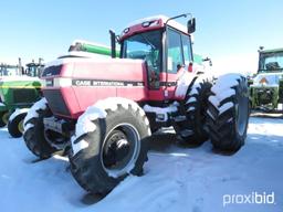 92640- CASE IH 7110 TRACTOR, MFWD, W/HUB DUALS, ORIGINAL, 3PT, 2 PTO, 3 HYDRAULIC, 6376 HRS SHOWING