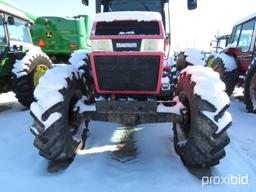 92640- CASE IH 7110 TRACTOR, MFWD, W/HUB DUALS, ORIGINAL, 3PT, 2 PTO, 3 HYDRAULIC, 6376 HRS SHOWING