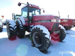 92640- CASE IH 7110 TRACTOR, MFWD, W/HUB DUALS, ORIGINAL, 3PT, 2 PTO, 3 HYDRAULIC, 6376 HRS SHOWING