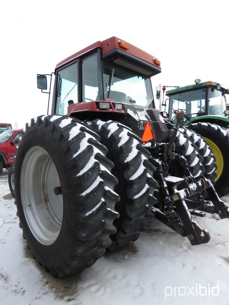 92641- CASE IH 7230 TRACTOR, 2WD, CAH W/HUB DUALS, FRONT WEIGHTS, 3PT, PTO, 4 HYDRAULIC, 7368 HRS