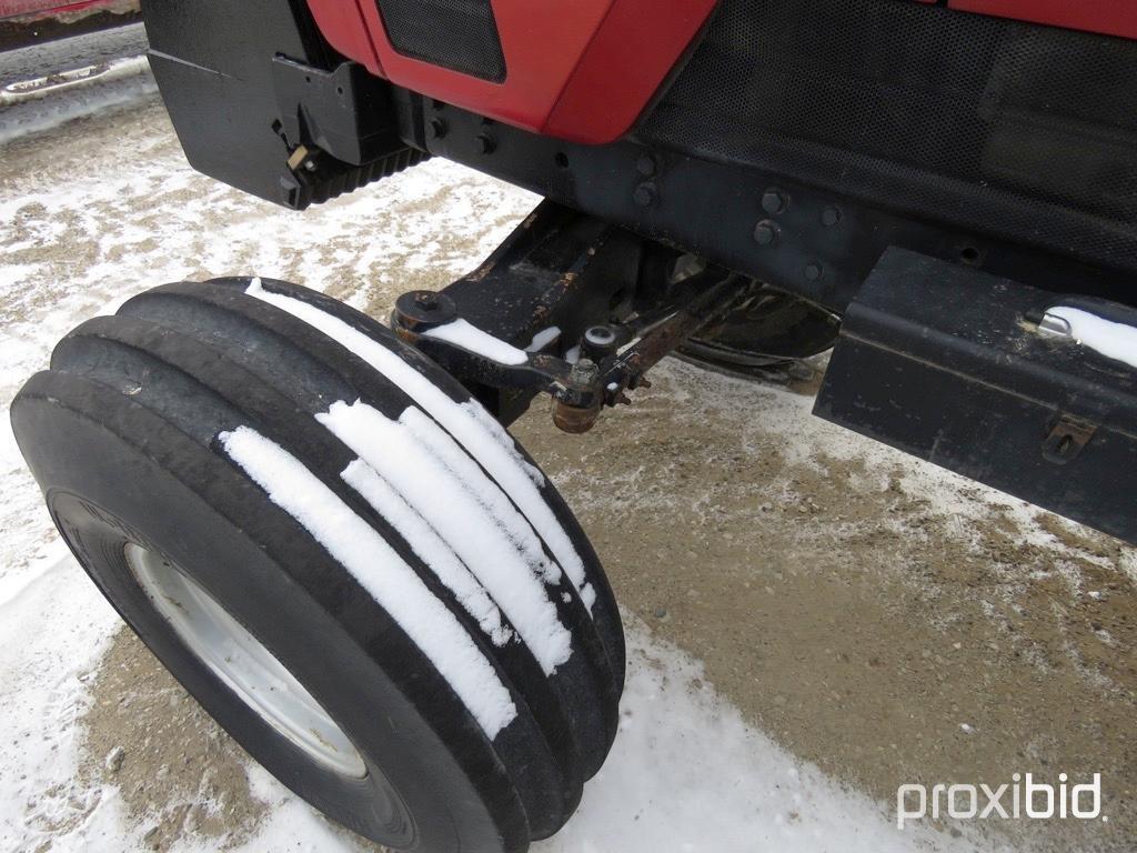 92641- CASE IH 7230 TRACTOR, 2WD, CAH W/HUB DUALS, FRONT WEIGHTS, 3PT, PTO, 4 HYDRAULIC, 7368 HRS