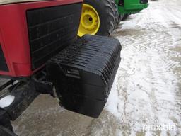 92641- CASE IH 7230 TRACTOR, 2WD, CAH W/HUB DUALS, FRONT WEIGHTS, 3PT, PTO, 4 HYDRAULIC, 7368 HRS