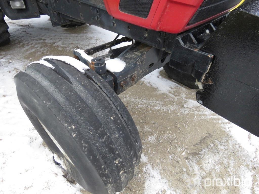 92641- CASE IH 7230 TRACTOR, 2WD, CAH W/HUB DUALS, FRONT WEIGHTS, 3PT, PTO, 4 HYDRAULIC, 7368 HRS