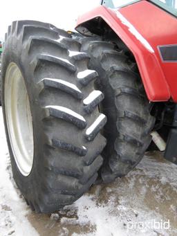 92641- CASE IH 7230 TRACTOR, 2WD, CAH W/HUB DUALS, FRONT WEIGHTS, 3PT, PTO, 4 HYDRAULIC, 7368 HRS