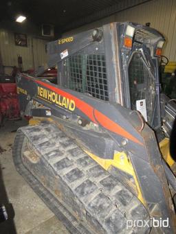 92729- 2005 NEW HOLLAND LT 185 B TRACK SKID STEER, 2 SPEED, CAB, 3097 HOURS SHOWING,(600 HOURS ON