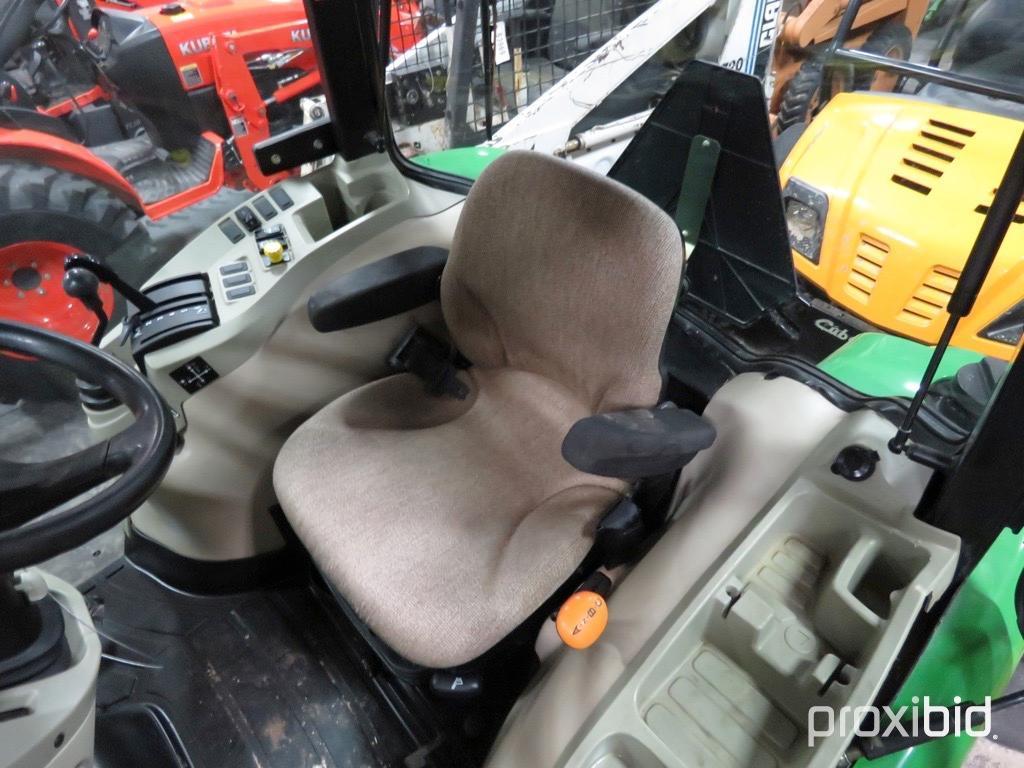 93777- JD 4720 TRACTOR, W/400 CX LOADER, CAH, 3PT, PTO, 623 HRS SHOWING, HYDRO, 4X4, DSL, 2007 YEAR