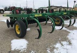 93826- BRILLION 9 SHANK DISC CHISEL (FIKE BROTHERS FARM RETIREMENT)