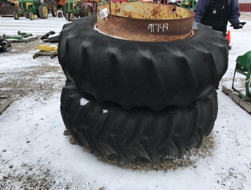 91749- T-RAIL DUALS W/HARDWARE 18.4-34