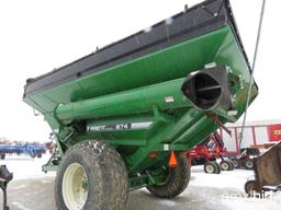 92543- BRENT 874 GRAIN CART, CORNER AUGER, SMALL 1000 PTO