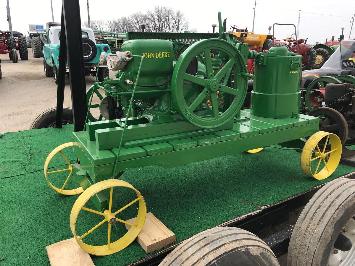 93509- JOHN DEERE ICE CREAM FREEZER W/MOTOR