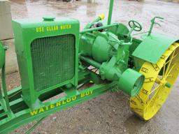 5501- CUSTOM BUILT 1/2 SCALE WATERLOO BOY TRACTOR