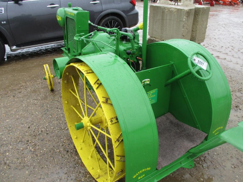 5501- CUSTOM BUILT 1/2 SCALE WATERLOO BOY TRACTOR