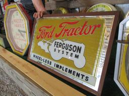 86270-FORD TRACTOR FERGUSON SYSTEM GLASS, SINGLE SIDED SIGN