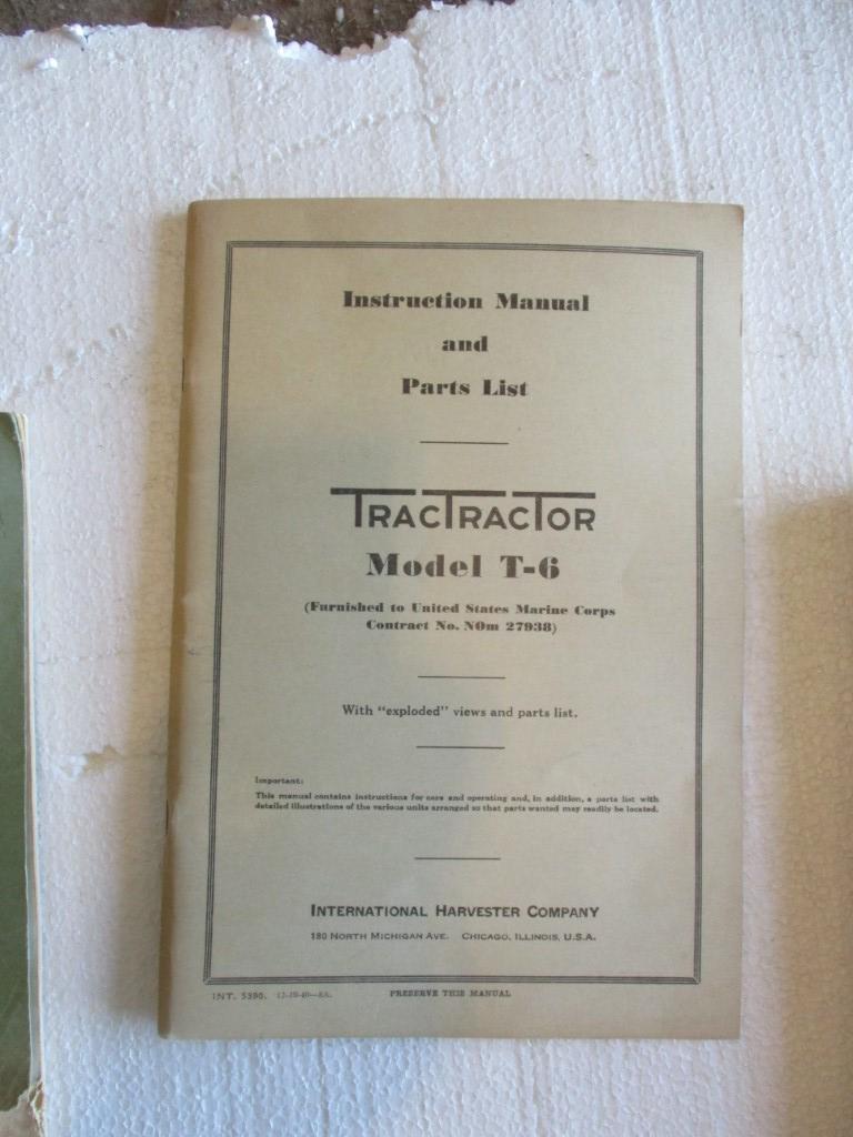 10153- (11) MISC. IH MANUALS