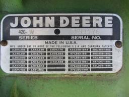 7362-JOHN DEERE 420 W