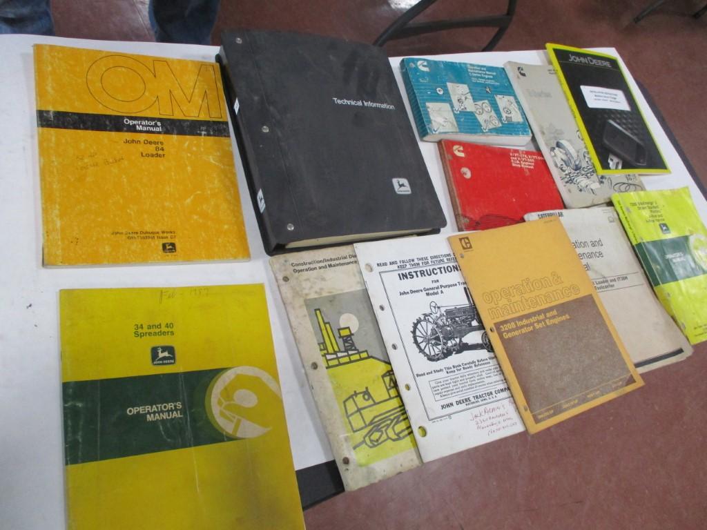 4121-(12) CUMMINS, JD OPERATOR MANUALS