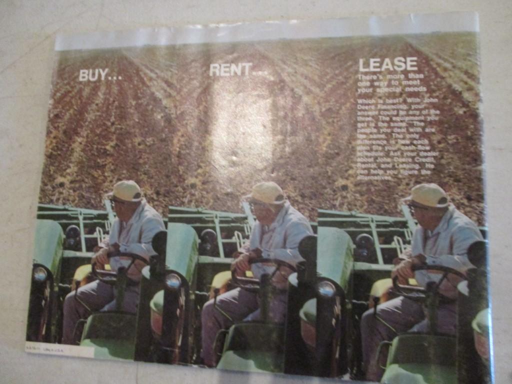 86609- 1970 JD STANDARD AND 4 WHEEL DRIVE TRACTORS