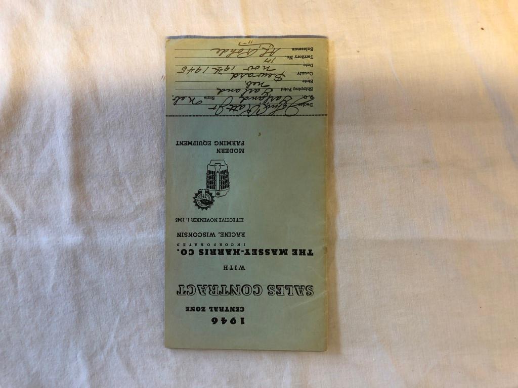 (2) Massey Harris Items