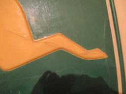 91140-JOHN DEERE 2 LEGGED DEERE PLASTIC SIGN