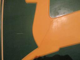 91140-JOHN DEERE 2 LEGGED DEERE PLASTIC SIGN