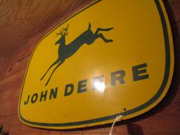 91142-JOHN DEERE 4 LEGGED DEERE SIGN