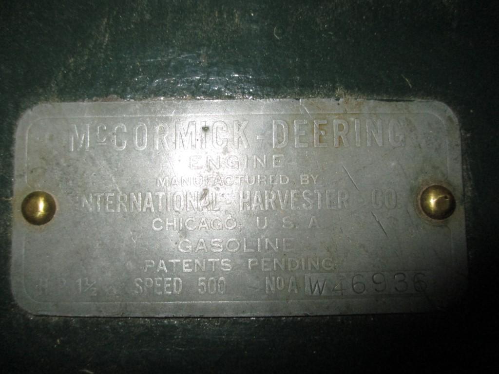 90816-MCCORMICK-DEERING TYPE M STATIONARY ENGINE