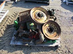 10734-PALLET OF MISC JD PARTS