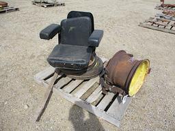 12851-PALLET OF MISC TIRES & WHEELS