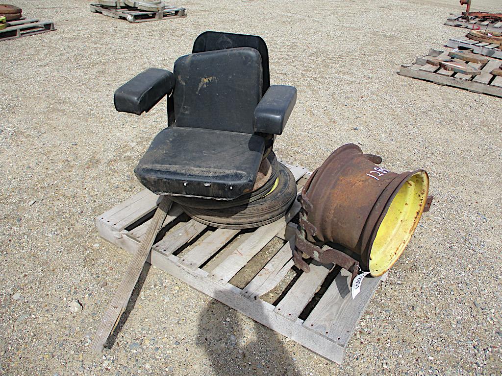 12851-PALLET OF MISC TIRES & WHEELS