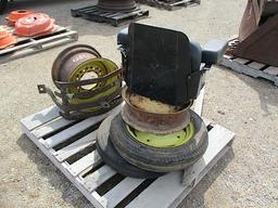 12851-PALLET OF MISC TIRES & WHEELS
