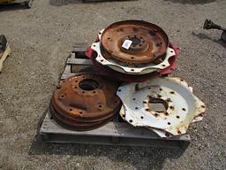 12867-PALLET OF MISC WHEEL CENTERS