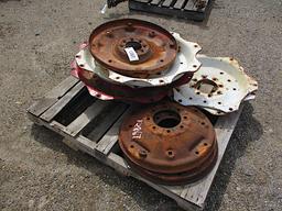 12867-PALLET OF MISC WHEEL CENTERS
