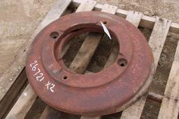26721-(2) OLIVER REAR TRACTOR WEIGHTS
