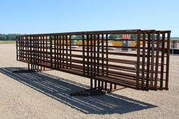 (7) CATTLE PANELS - 24' LONG X 5'6" TALL w/ (1) GATE (SOLD x $)