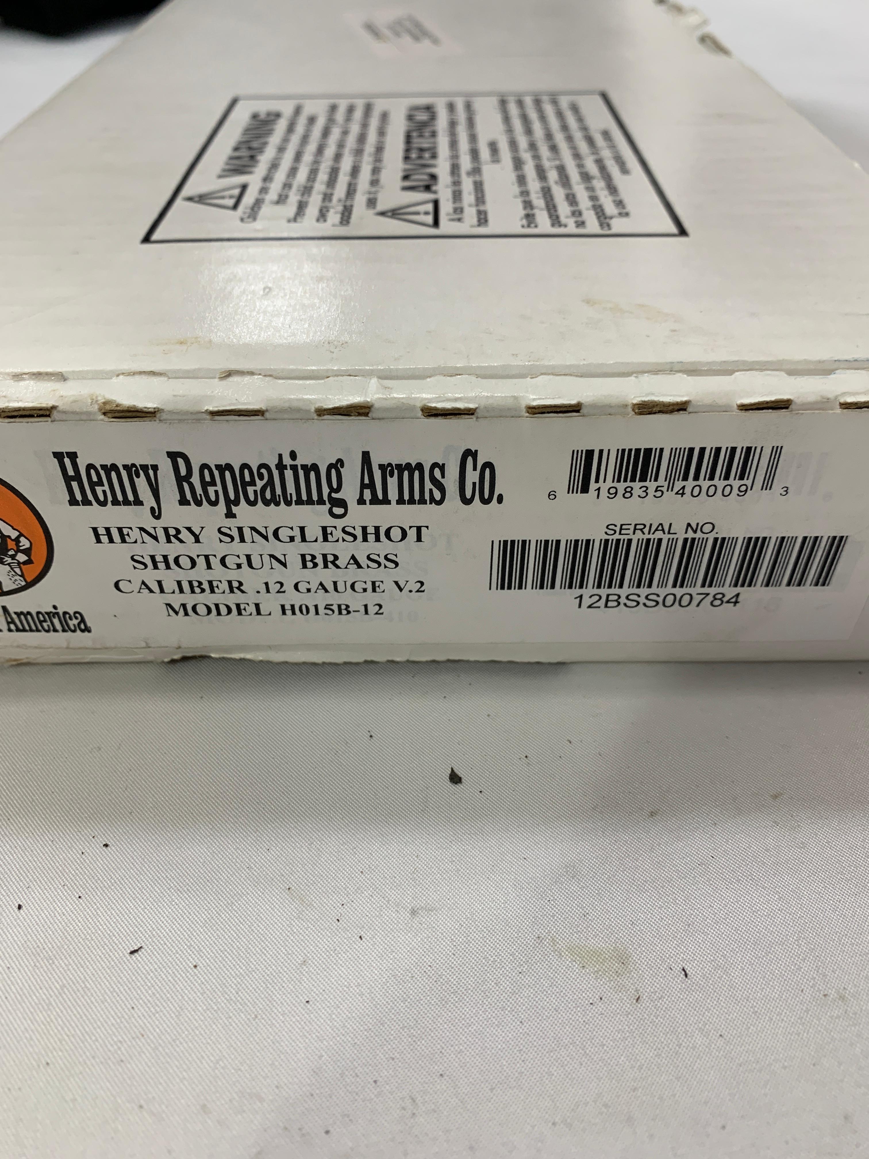 1454-HENRY SINGLE SHOT